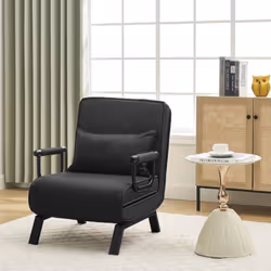 - Grâce au design pliable, ce fauteuil de salon convertible peut être facilement transformé en chaise de canapé, chaise longu ...