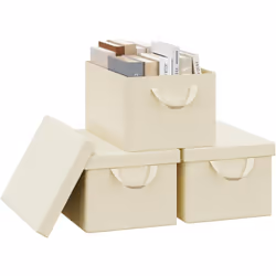 - Le tissu en polyester cationique et la doublure en polyester rendent le panier rangement respirant, résistant aux déchirure ...