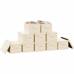 - Le tissu en polyester cationique et la doublure en polyester rendent le panier rangement respirant, résistant aux déchirure ...