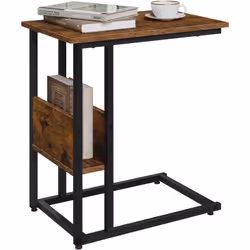 - La petite table avec cadre en métal peut être utilisée à des fins multiples comme table de chevet, table de canapé, table d ...