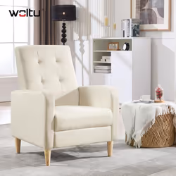- La housse en lin du fauteuil est respirante et résistante à la déchirure. Et son rembourrage intérieur en mousse épaisse es ...