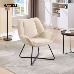 - Le fauteuil relax salon est recouvert d'un tissu en lin, qui est doux, agréable pour la peau et respirant. - Le siège et le ...