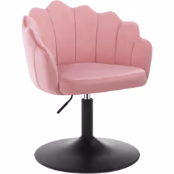 Informations sur le produit: - Le fauteuil pivotant est revêtu d'un tissu velours de haute qualité, doux, confortable, respir ...