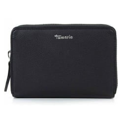 Tamaris Porte-monnaie noir en cuir pour femme - Amanda Zip Around Wallet 198744