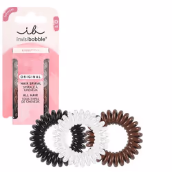 invisibobble Original The Hair Necessitie, Ruban pour cheveux, Noir, Marron, Transparent, Monochromatique, Adultes, 8 pièce(s ...