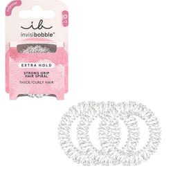 invisibobble Extra Hold Crystal Clear accessoire pour cheveux Ruban pour cheveux 3 pièce(s)