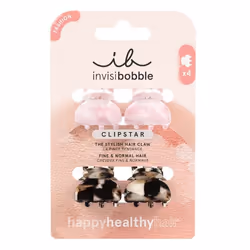 invisibobble Clipstar Petit Four, Pince à cheveux, Couleurs assorties, Motif, Adultes, 4 pièce(s)