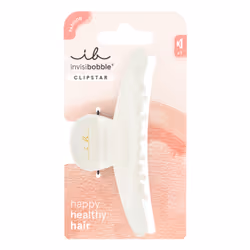 invisibobble Clawdia Tortoise, Pince à cheveux, Blanc, Monochromatique, Adultes, 1 pièce(s)