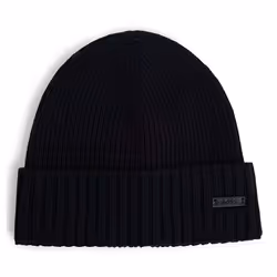 BOSS Beanie bonnet noir pour femme et homme - Fati Beanie 276685