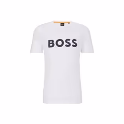 T shirt Boss - Homme Boss - jersey - Boss Blanc - Coton - Vetement Boss