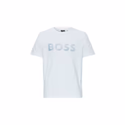 T-SHIRT BLANC REGULAR BOSS EN COTON STRETCH AVEC LOGO DE LA SAISON TEEBERO 1