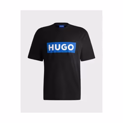 T shirt Hugo Nico Homme Noir