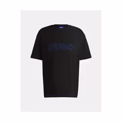 T shirt Hugo Nitlogo Homme Noir
