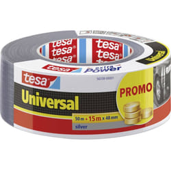 Universal 56338-00001-01 Ruban adhésif toilé argent (l x l) 65 m x 48 mm 1 pc(s) - Tesa