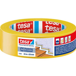 Tesa - spvc embossed 67001-00000-00 Bande adhésive de plâtrage ® Professional jaune (l x l) 33 m x 30 mm 1 pc(s)