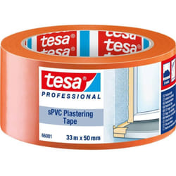 Spvc 66001-00003-00 Bande adhésive de plâtrage ® Professional orange (l x l) 33 m x 50 mm 1 pc(s) - Tesa