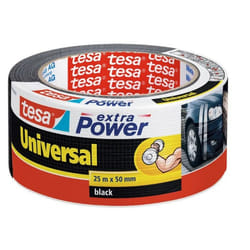 TESA extra Power Universal Adapté à une utilisation à l'intérieur Adapté à une utilisation extérieure 25 m Polyéthylène Noir