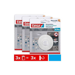 Tesa - 77781 Crochet de plafond blanc Contenu: 3 pc(s)
