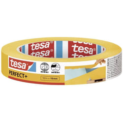 Perfect+ 56536-00000-00 Ruban de masquage pour peinture jaune (l x l) 50 m x 19 mm 1 pc(s) - Tesa