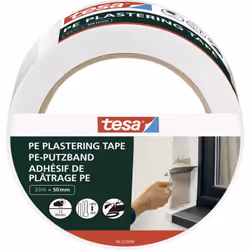 Informations techniques Couleur : blanc Dimensions produit, largeur : 50 mm Longueur : 33 m Matériau support (détails) : PVC  ...