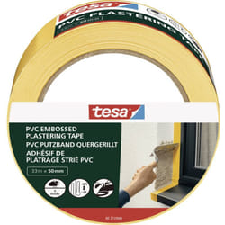 Tesa - pvc Putzband 55486-00000-00 Bande adhésive de plâtrage jaune (l x l) 33 m x 50 mm 1 pc(s)