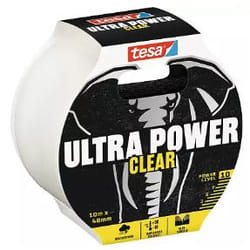 TESA Ultra Power Adapté à une utilisation à l'intérieur Adapté à une utilisation extérieure 10 m Polypropylène (PP) Transparent