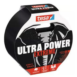 TESA Ultra Power Extreme Adapté à une utilisation à l'intérieur Adapté à une utilisation extérieure 10 m Feutre PET, Caoutchouc Noir