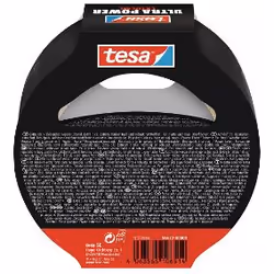 TESA Ultra Power Extreme Adapté à une utilisation à l'intérieur Adapté à une utilisation extérieure 10 m Feutre PET, Caoutchouc Noir