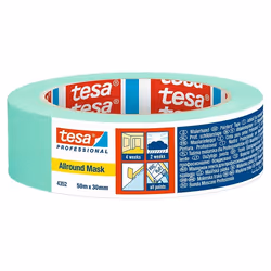 TESA Professional 4352, Ruban de masquage universel, Papier, Vert, Métal, Plastique, Caoutchouc, Bois, Universel, Universel