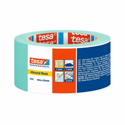TESA Professional 4352, Ruban de masquage universel, Papier, Vert, Métal, Plastique, Caoutchouc, Bois, Universel, Universel
