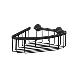 TESA ALUXX BLACK Aluminium Mural Panier pour douche