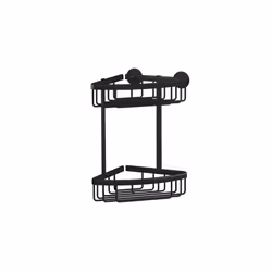 TESA ALUXX BLACK, Aluminium, Noir, Mural, Serviteur de douche, 163 mm, 163 mm
