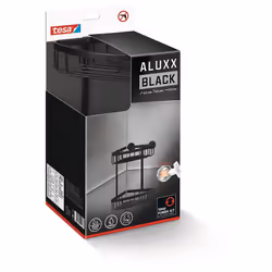 TESA ALUXX BLACK Aluminium Mural Serviteur de douche