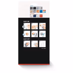TESA ALUXX BLACK Aluminium Mural Serviteur de douche
