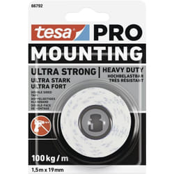 Tesa - Mounting pro Ultra Strong 66792-00000-00 Ruban de montage blanc (l x l) 1.5 m x 19 mm 1 pc(s)