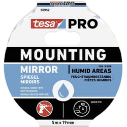 Tesa - Mounting pro Spiegel 66952-00001-00 Ruban de montage blanc (l x l) 5 m x 19 mm 1 pc(s)