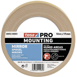 Tesa - Mounting pro Spiegel 66952-00002-00 Ruban de montage blanc (l x l) 10 m x 19 mm 1 pc(s)