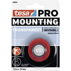 Tesa - Mounting pro Transparent 66965-00000-00 Ruban de montage transparent (l x l) 1.5 m x 19 mm 1 pc(s) W692992