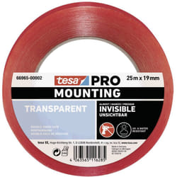 Tesa - Mounting pro Transparent 66965-00002-00 Ruban de montage transparent (l x l) 25 m x 19 mm 1 pc(s)