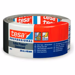Ruban Americain Noir Extra Puissance Universel 25m X 48mm 4612 Tesa