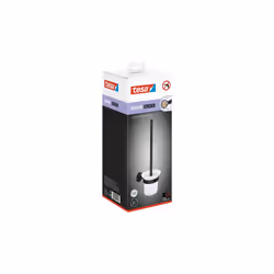 TESA MOON BLACK Support et brosse pour toilettes