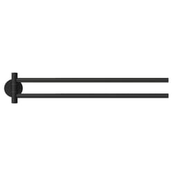 TESA MOON BLACK Support de serviette Mural Noir
