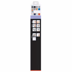TESA MOON BLACK Support de serviette Mural Noir