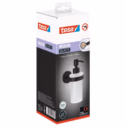 TESA MOON BLACK Distributeur de savon 0,2 L Noir, Blanc