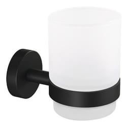 TESA MOON BLACK Noir, Blanc Support de brosse à dent monté au mur