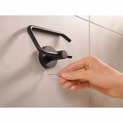 TESA 40582-00000-00 porte-serviettes et anneau porte-serviettes Support de serviette Mural Gris - Vue supplémentaire 10