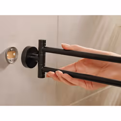 TESA 40582-00000-00 porte-serviettes et anneau porte-serviettes Support de serviette Mural Gris - Vue supplémentaire 8
