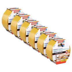 TESA Extra Strong, Orange, Attacher, Réparer, Céramiques, PVC, Bois, Lisse, 10 m, 50 mm
