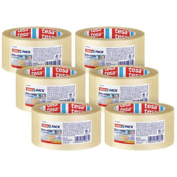 Tesa - Ruban d'emballage ruban adhésif ultra résistant ruban d'emballage ruban d'emballage transparent 6 rouleaux original