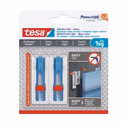 TESA 77778-00500-00, Intérieure, Crochet à photos, Blanc, Plastique, Bande adhésive, 1 kg